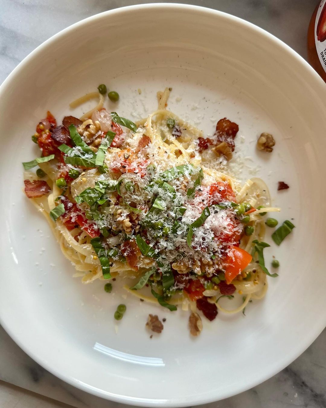 Marinated Pepper Linguine