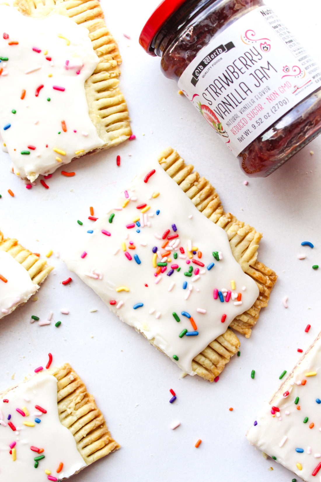 Strawberry Vanilla Jam Poptarts