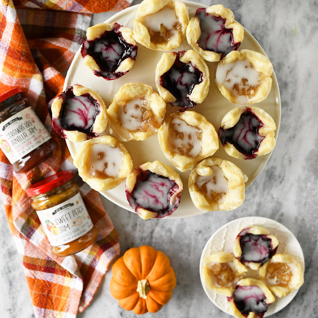 Jam Puff Pastry Cups