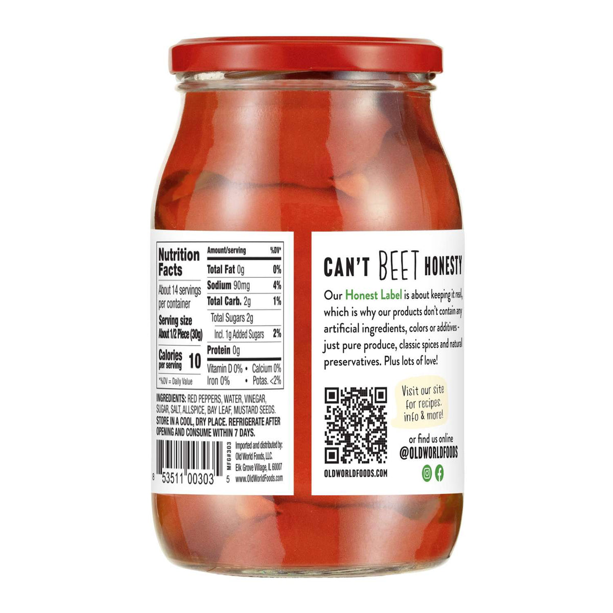 Marinated Red Peppers, 32 oz