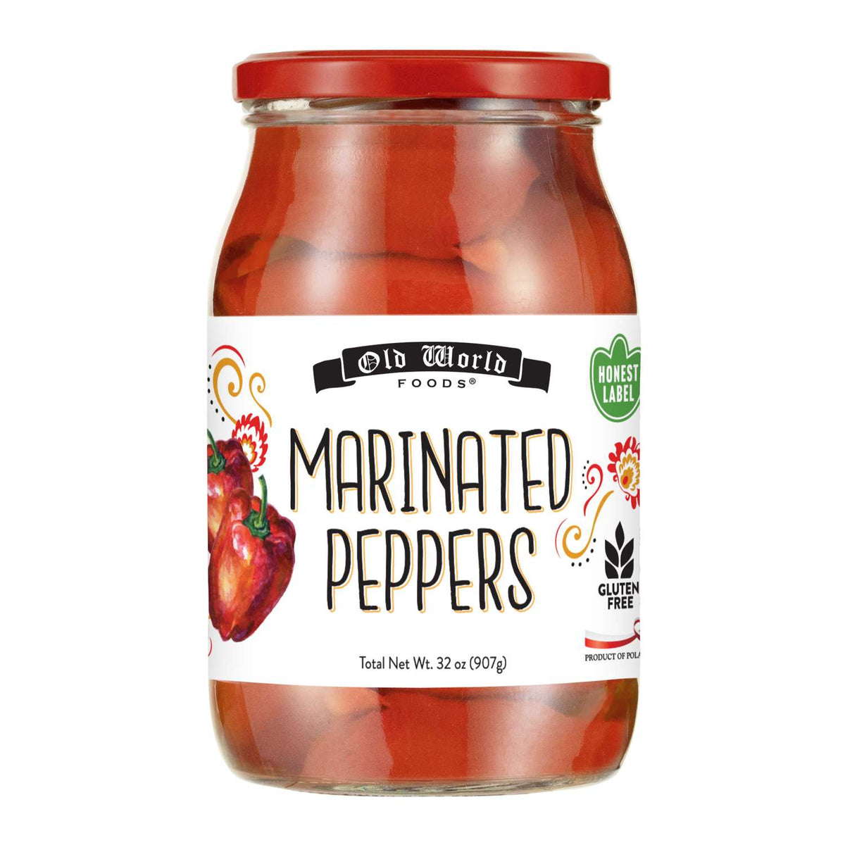 Marinated Red Peppers, 32 oz