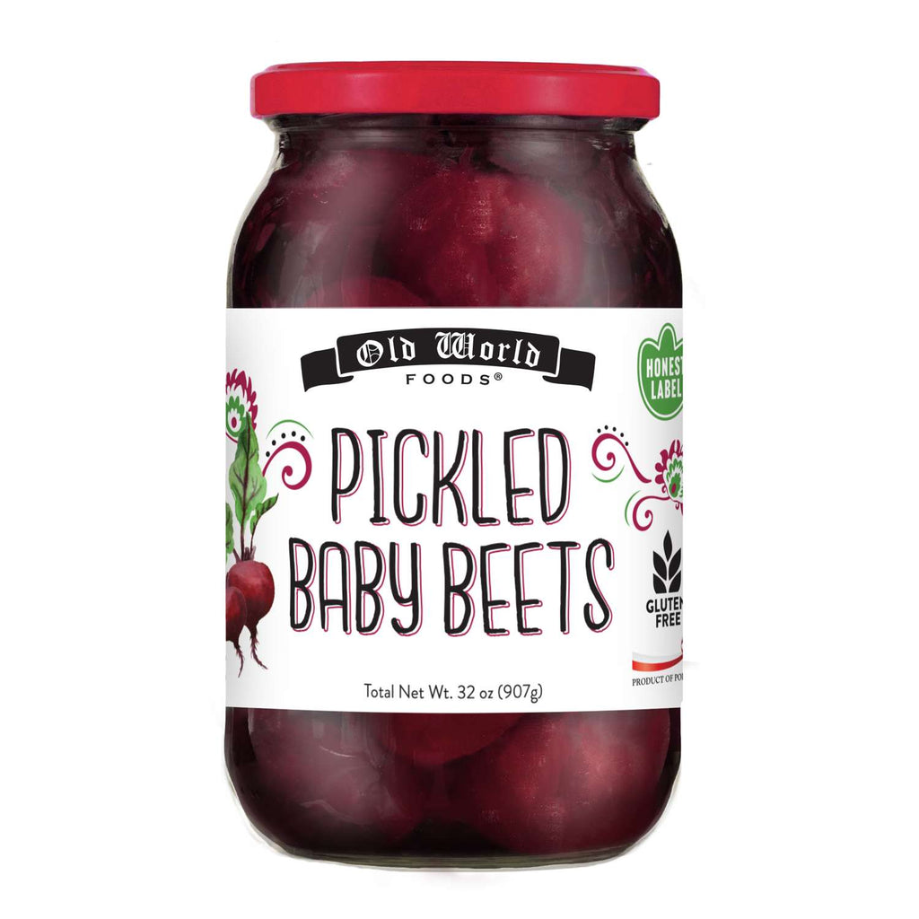 Beets Lover Set - Four 32 Oz Jars of Pickled Beets - Sliced Baby Beets, Pickled Baby Beets (2), and Diced Baby Beets