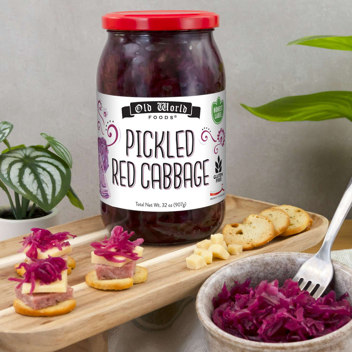 Pickled Red Cabbage, 32 oz