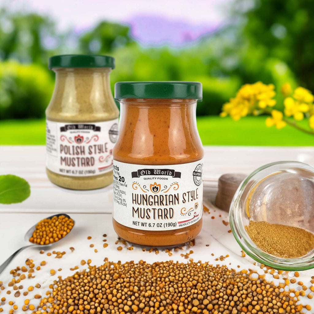 Old World Hungarian Style Mustard, 6.7 oz, Case of 6