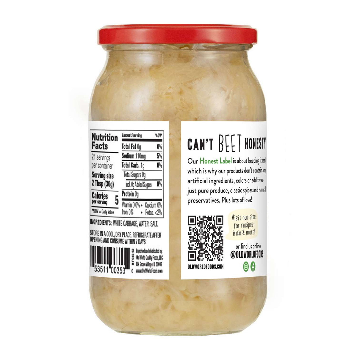 Polish Sauerkraut, 32 Oz