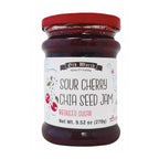 Old World Sour Cherry Chia Seed Fruit Jam, 9.52 oz Jar, Case of 6