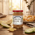 Old World Pear Ginger and Lime Fruit Jam, 9.52 oz Jar, Case of 6