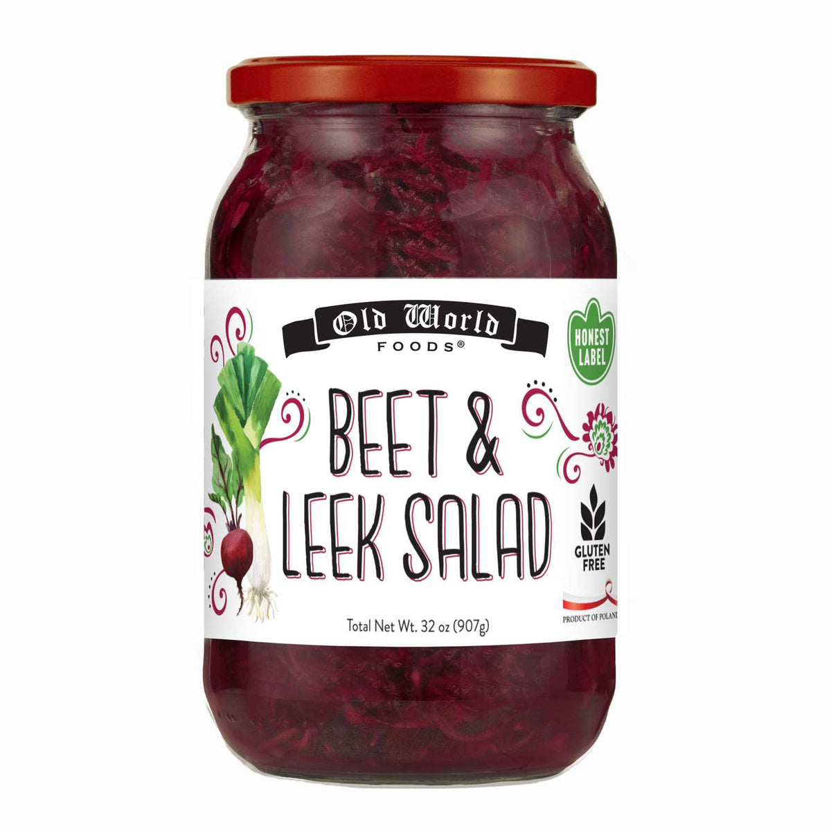 Beet and Leek Salad, 32 oz