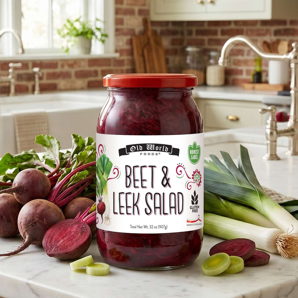Beet and Leek Salad, 32 oz