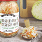 European Salad Set - Four 32 Oz Jars of Assorted Pickled Vegetables - German Salad, Veggie Medley Salad, Beet & Leek Salad, and Marinated Peppers