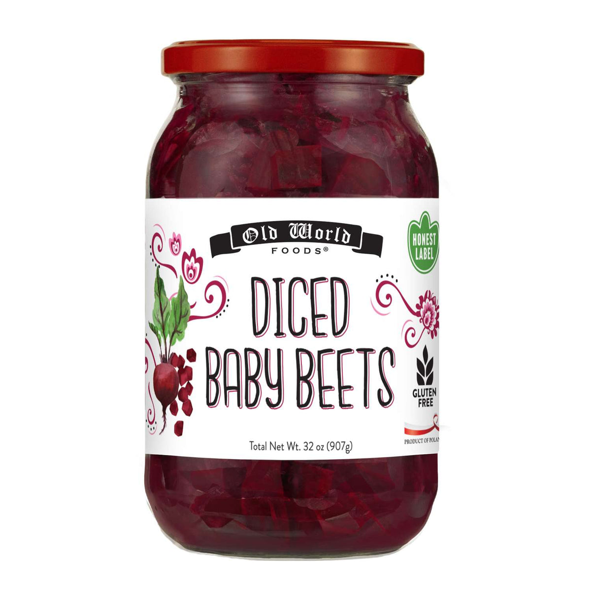 Diced Baby Beets, 32 Oz