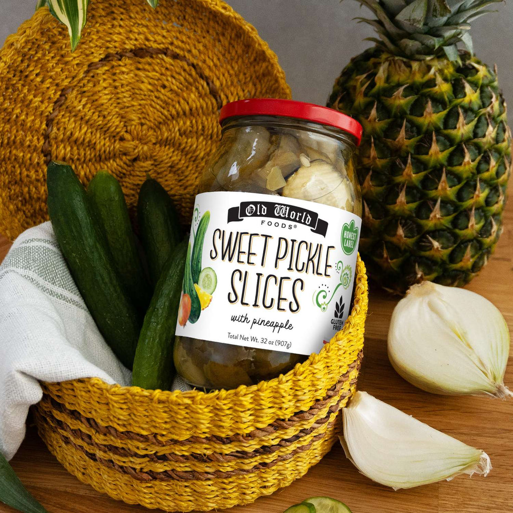 Sweet Pickle Slices, 32 Oz