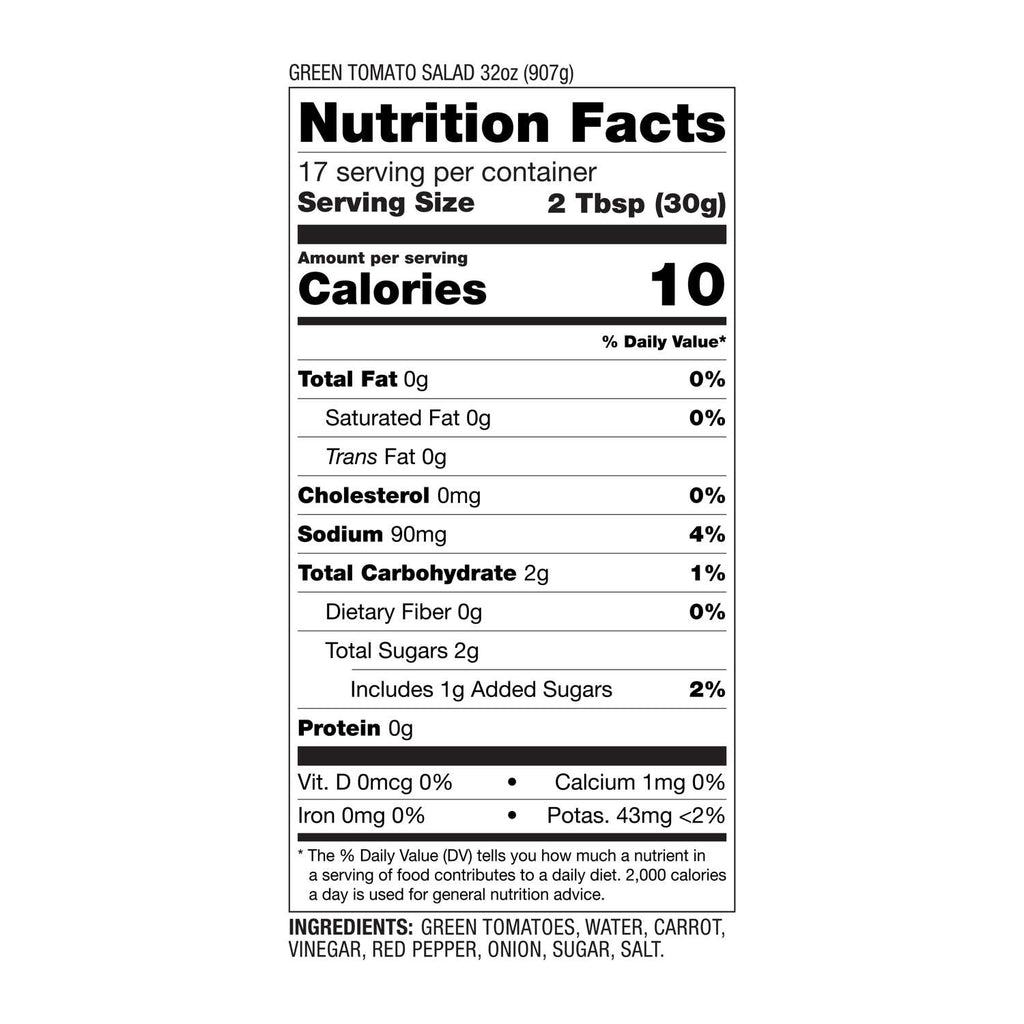Green Tomato Salad, 32 oz