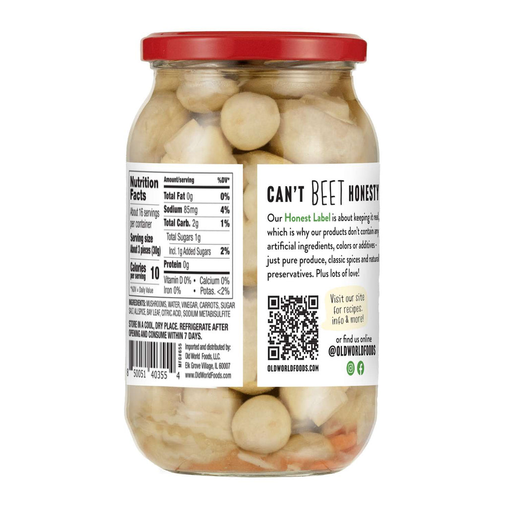 Pickled Mushrooms, 28 OZ