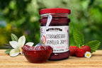 Old World Strawberry Vanilla Fruit Jam, 9.52 oz Jar, Case of 6